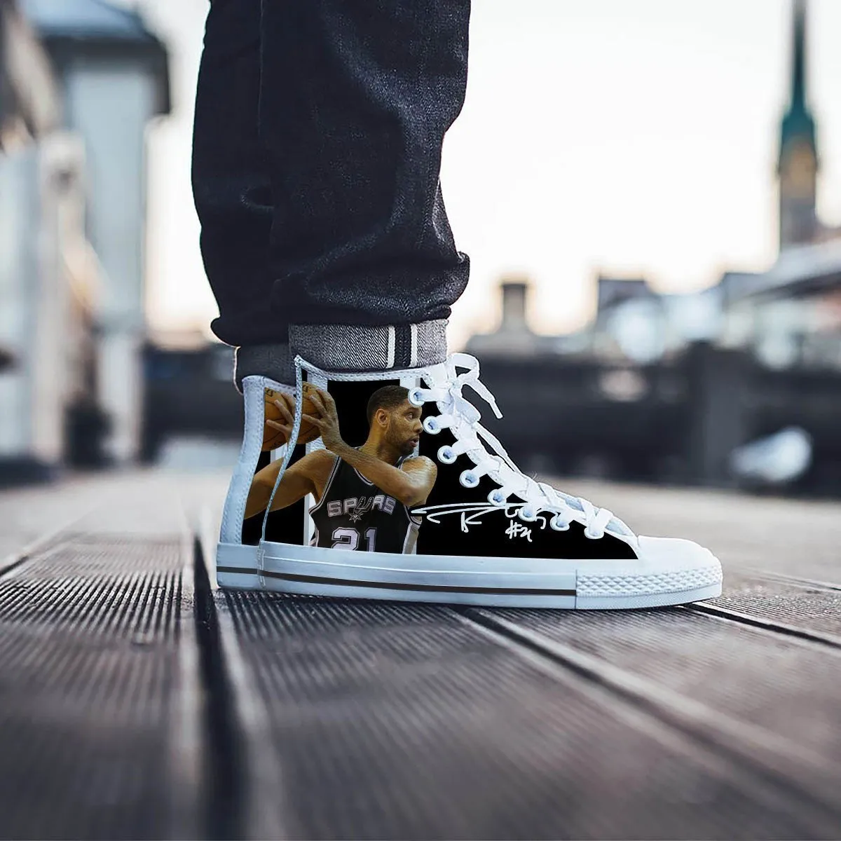 tim duncan mens high top sneakers high top