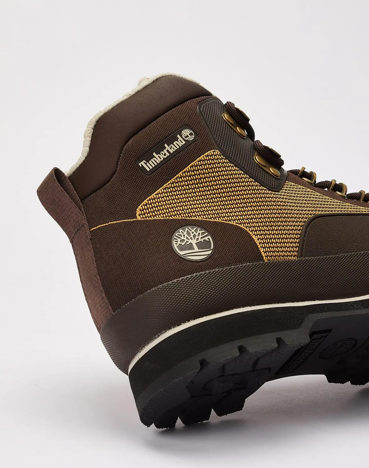 Timberland Euro Hiker Shell-Toe Gold Brown Black White TB0A64GB242 Snow Boots