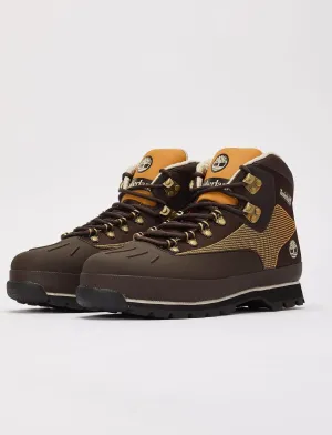Timberland Euro Hiker Shell-Toe Gold Brown Black White TB0A64GB242 Snow Boots