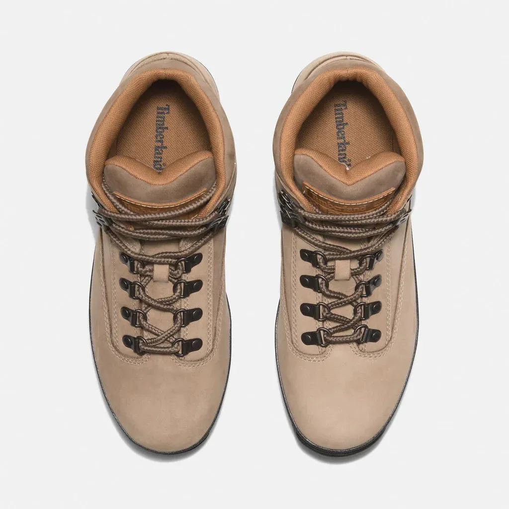 .Timberland Men's Euro Hiker Mid - Beige- (T1OABS429BN) - Medium Beige Nubuck - MGH - R2L15
