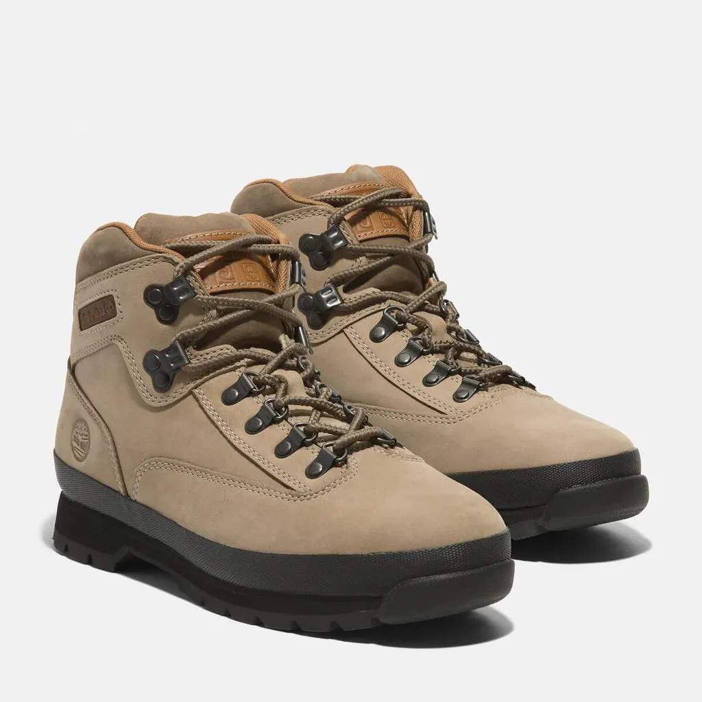 .Timberland Men's Euro Hiker Mid - Beige- (T1OABS429BN) - Medium Beige Nubuck - MGH - R2L15