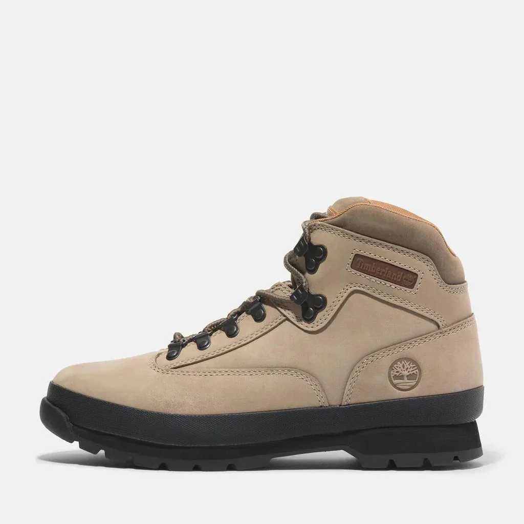 .Timberland Men's Euro Hiker Mid - Beige- (T1OABS429BN) - Medium Beige Nubuck - MGH - R2L15