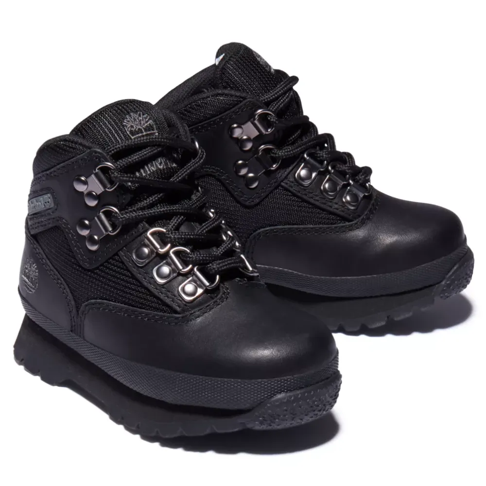 Toddler Euro Hiker Boot-Black Full-Grain