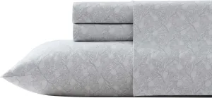 Tommy Bahama - Sheet Set, Breathable Percale Cotton Bedding, 200 Thread Count, Tropical Bedding Set (Pineapple Venture Rock, Queen)
