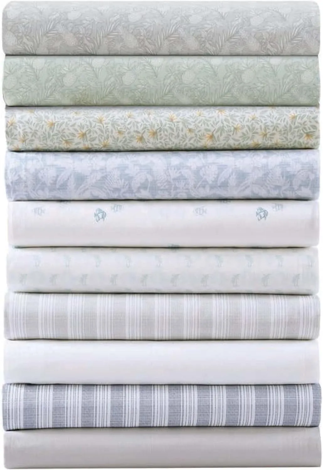 Tommy Bahama - Sheet Set, Breathable Percale Cotton Bedding, 200 Thread Count, Tropical Bedding Set (Pineapple Venture Rock, Queen)