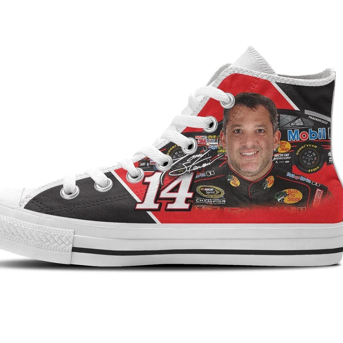 tony stewart ladies high top sneakers