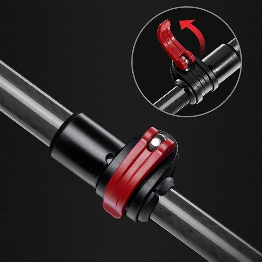 Trekking Poles- Lightweight,The Hiking Poles Rod is Made of Carbon Fiber and Tungsten Steel Rod Tip,External Quick Lock System,Foldable for Backpacking, Camping
