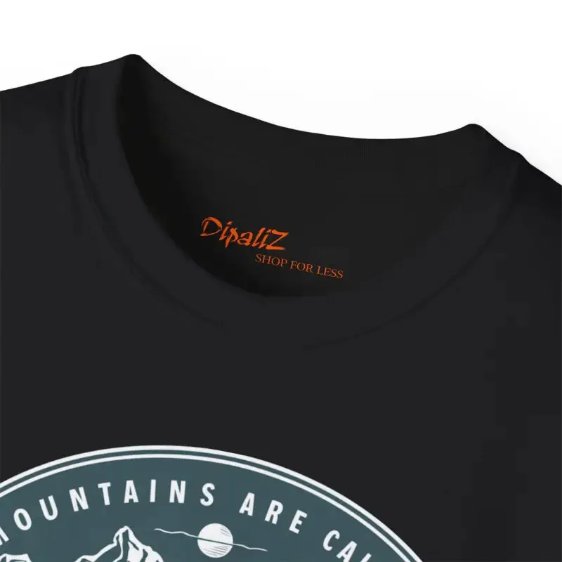 Trendy Mountains are Calling t Shirt for Outdoor Vibes