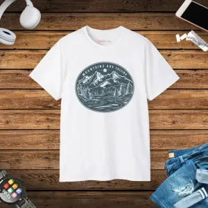 Trendy Mountains are Calling t Shirt for Outdoor Vibes