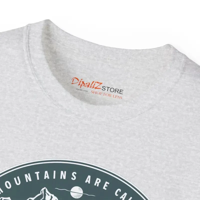Trendy Mountains are Calling t Shirt for Outdoor Vibes