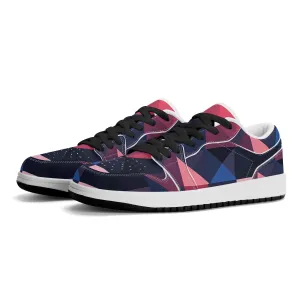 Triangle v1 Low Top Leder Sneaker für Herren