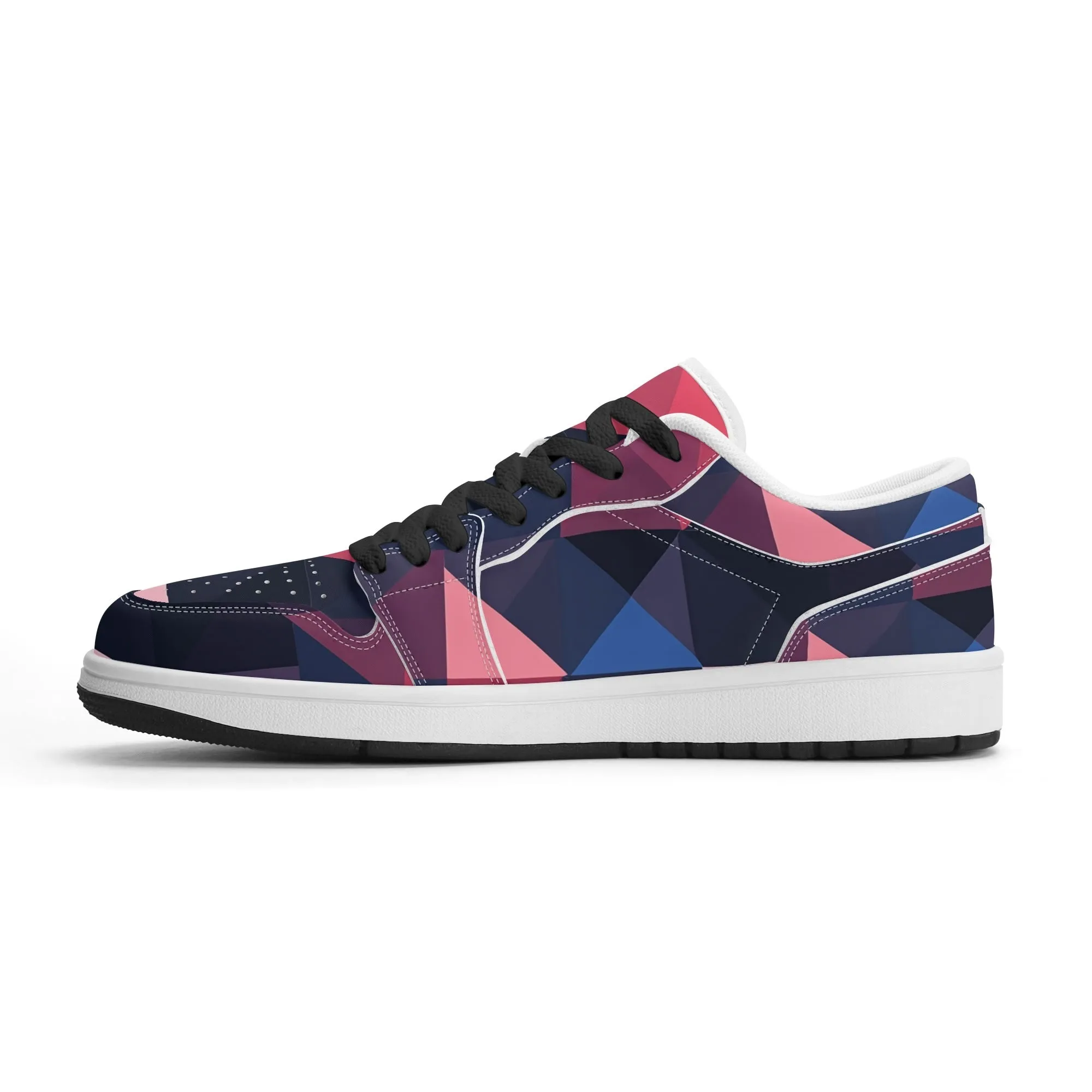 Triangle v1 Low Top Leder Sneaker für Herren