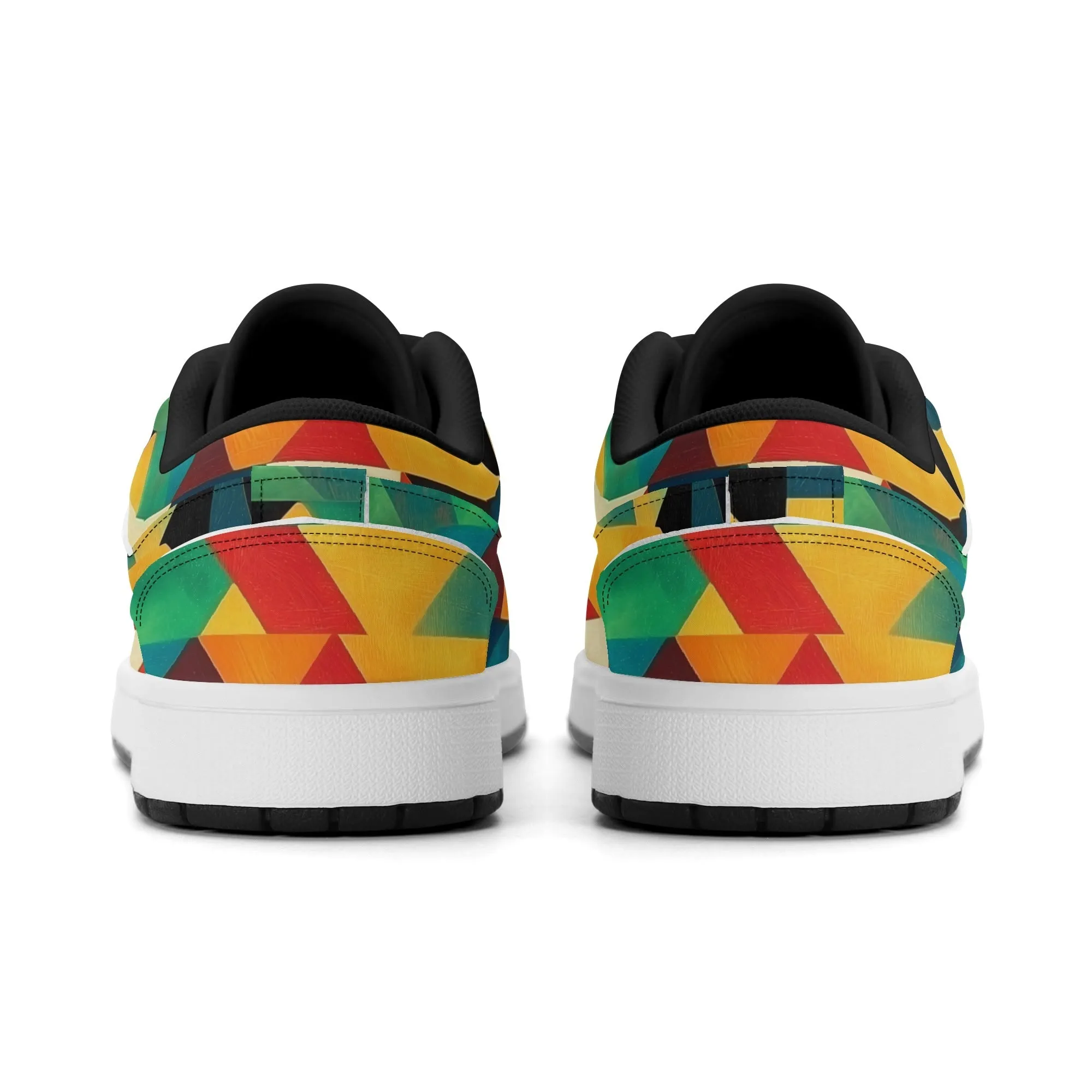 Triangle v7 Low Top Leder Sneaker für Damen