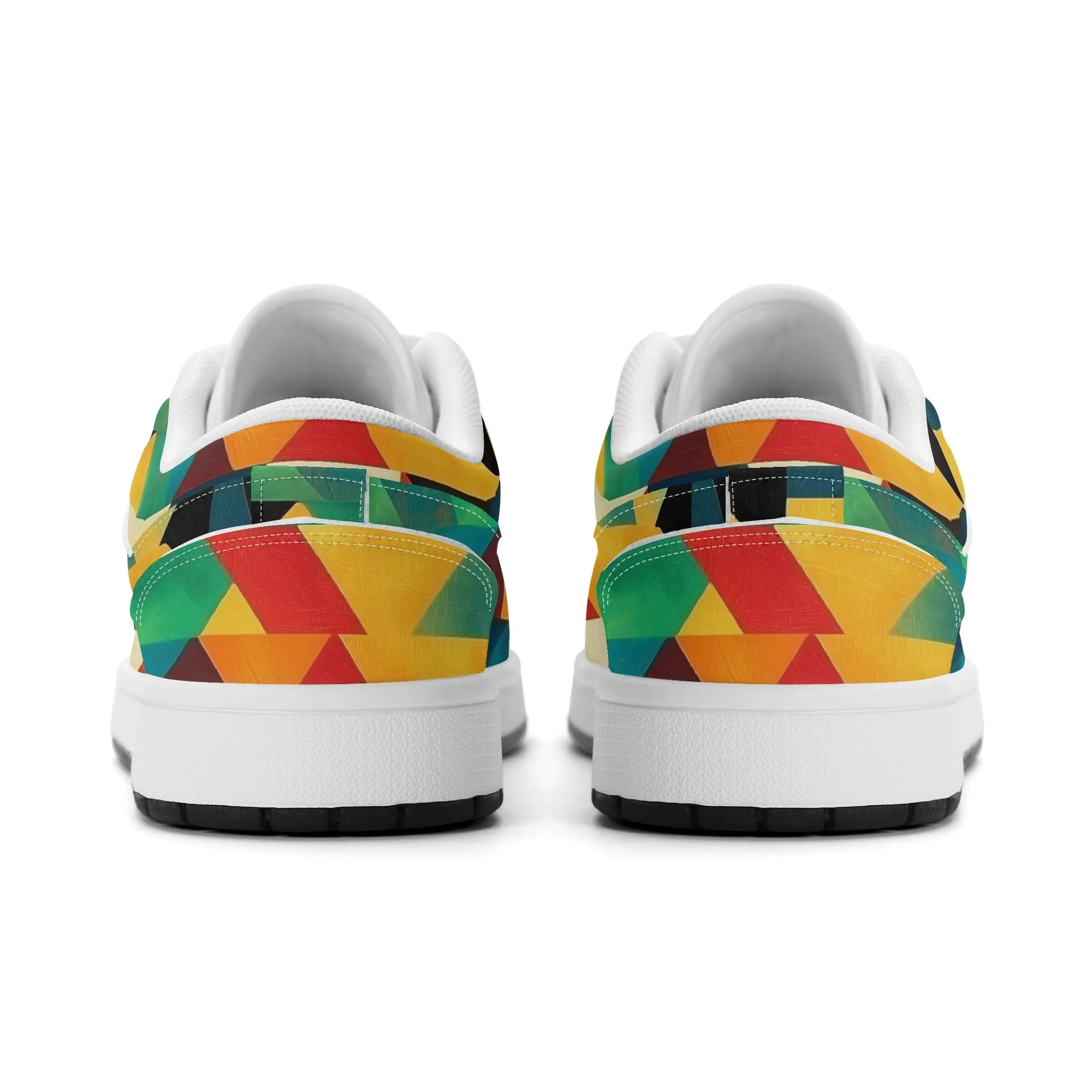 Triangle v7 Low Top Leder Sneaker für Damen