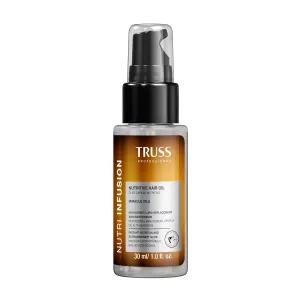 TRUSS Nutri Infusion Hair Oil for Damaged Hair - Hydrating, Anti-Frizz Finishing Oil - Provides Deep Nourishment, Heat Protection and Shine (1 fl oz)