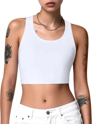 URSEXYLY Chest Binder for Women Transgender FTM Binder Bra Bandage-Free Pullover Tomboy Tank Top