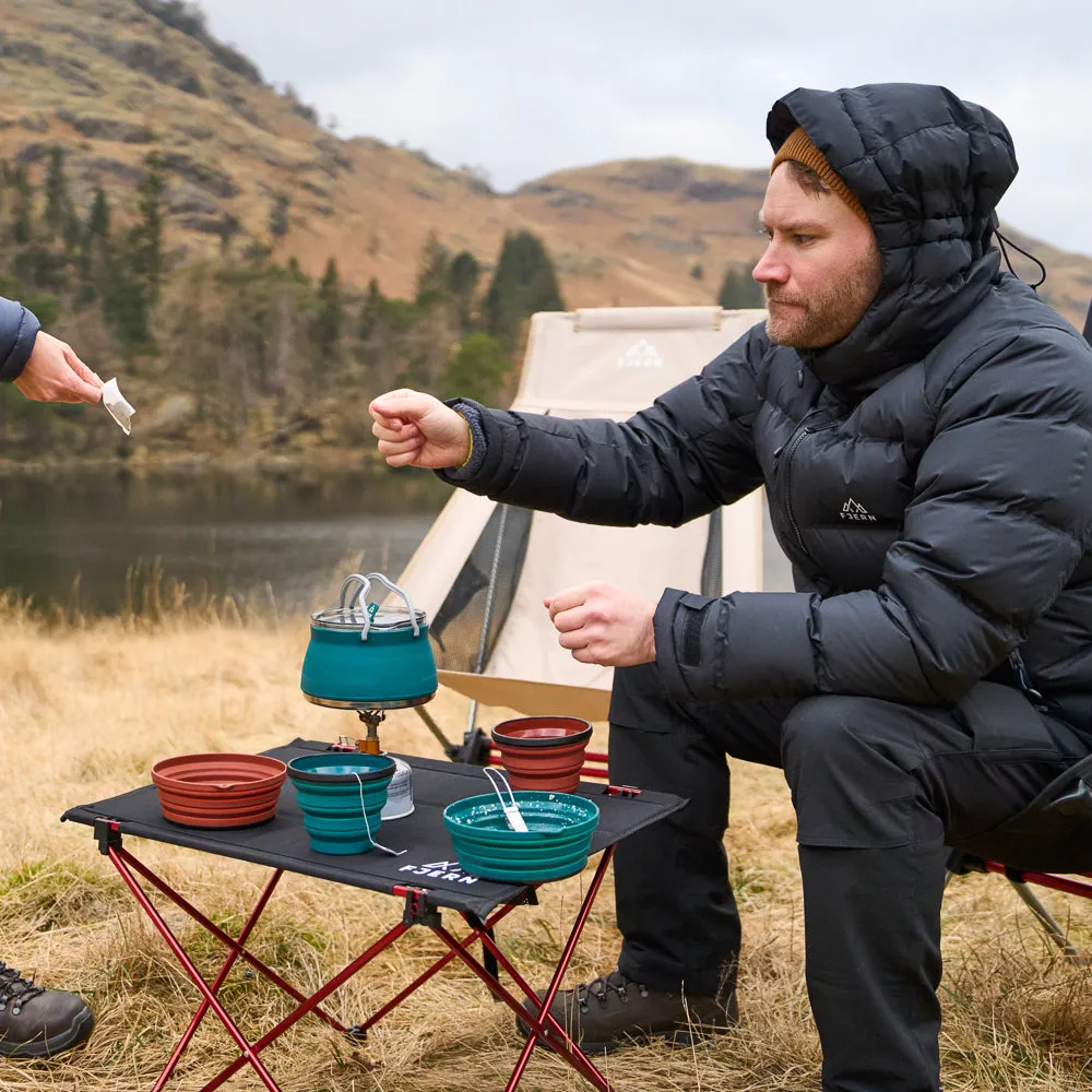 Utendørs Lightweight Camping Table (Black)