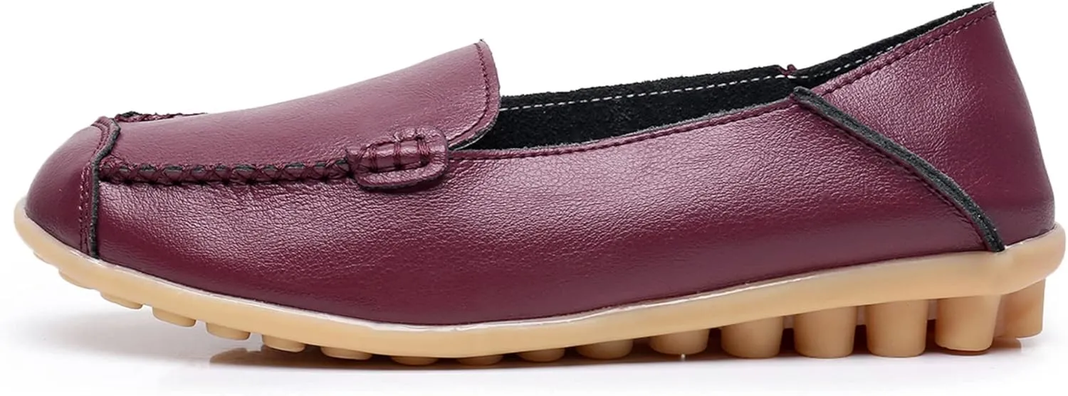 VenusCelia Women's Comfort Walking on Clouds Flat Loafer