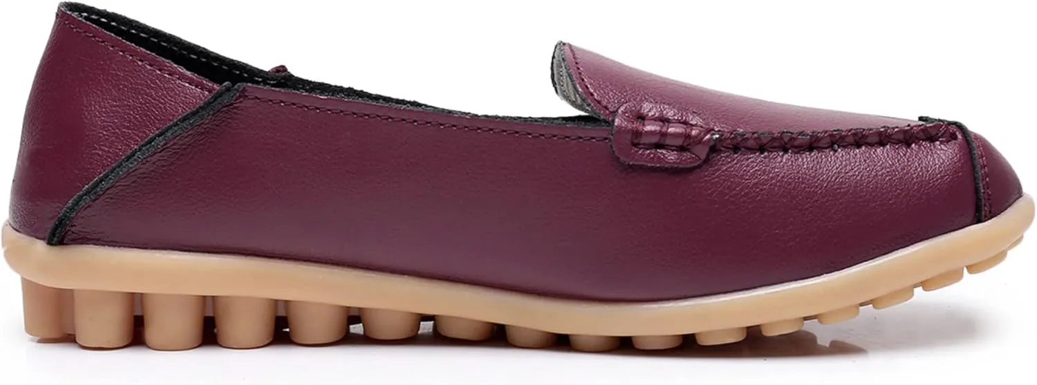 VenusCelia Women's Comfort Walking on Clouds Flat Loafer