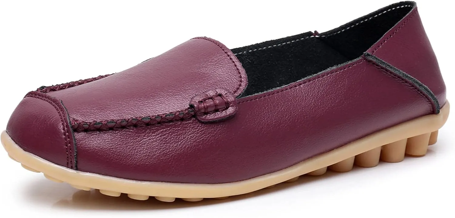 VenusCelia Women's Comfort Walking on Clouds Flat Loafer