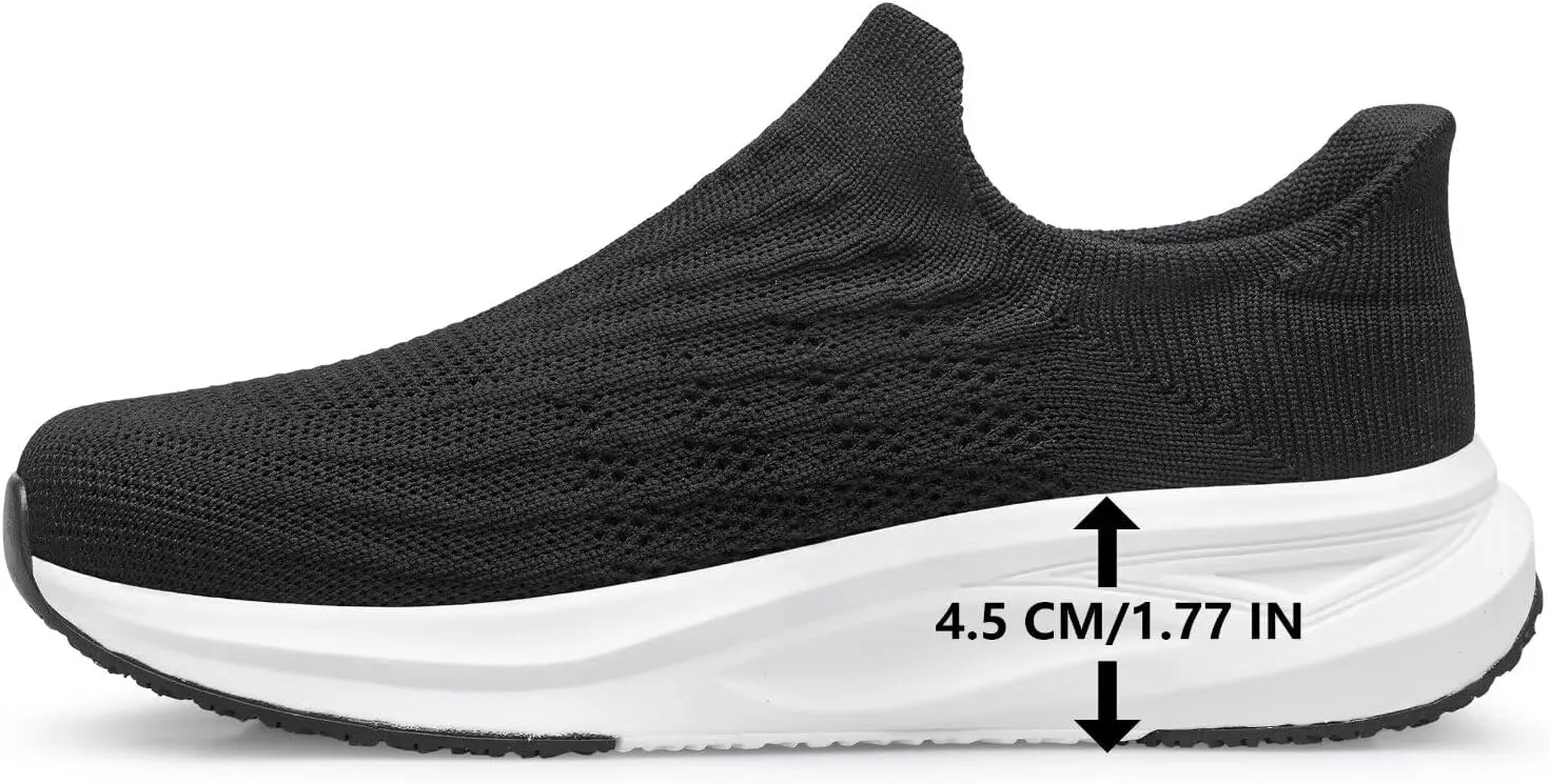 vibdiv Slip-on Walking Shoes Women Barefoot Barefoot Sock Sneakers Flat Casual Lightweight Comfortable Breathable Laceless