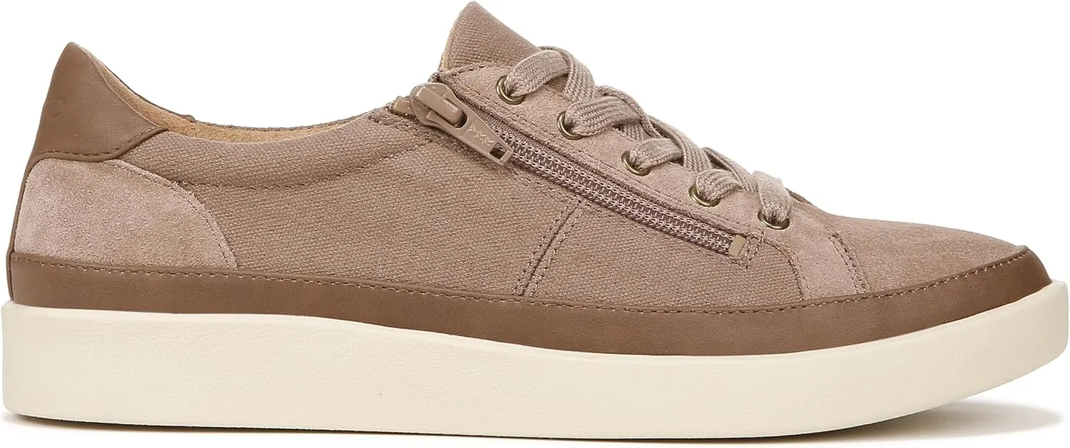 Vionic Women's Essence Mayra Suede Fashion Sneaker- Supportive Casual Shoes That Includes a Built-in Arch Support Orthotic Footbed That Corrects Pronation and Helps Heel Pain, Sizes 5-12