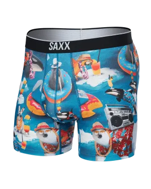Volt Breathable Mesh Comfort Boxer Brief 5" Arctic Blast SAXX Underwear