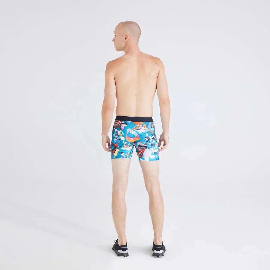 Volt Breathable Mesh Comfort Boxer Brief 5" Arctic Blast SAXX Underwear