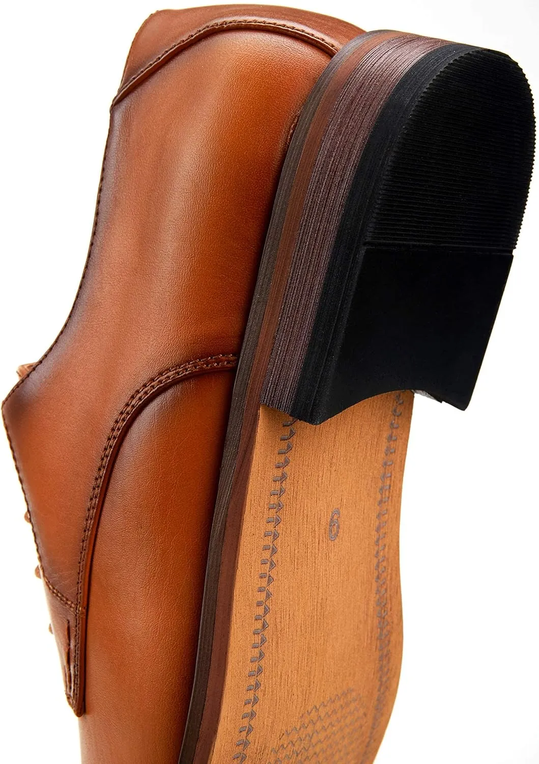 Vostey Men's Dress Shoes Oxford Shoes Formal Dress Shoes for Men Business Derby Shoes
