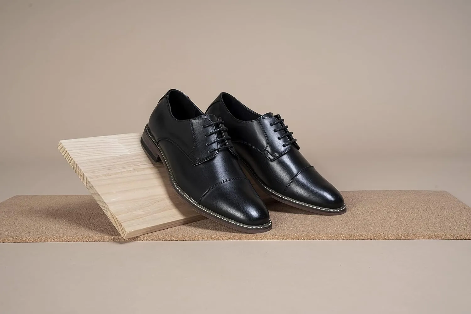 Vostey Men's Dress Shoes Oxford Shoes Formal Dress Shoes for Men Business Derby Shoes