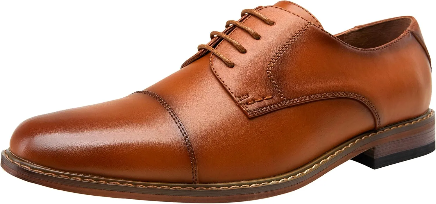 Vostey Men's Dress Shoes Oxford Shoes Formal Dress Shoes for Men Business Derby Shoes