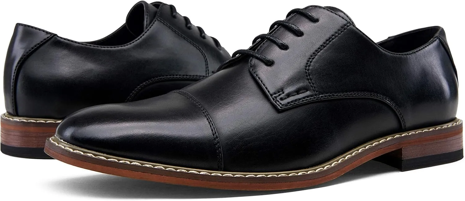 Vostey Men's Dress Shoes Oxford Shoes Formal Dress Shoes for Men Business Derby Shoes