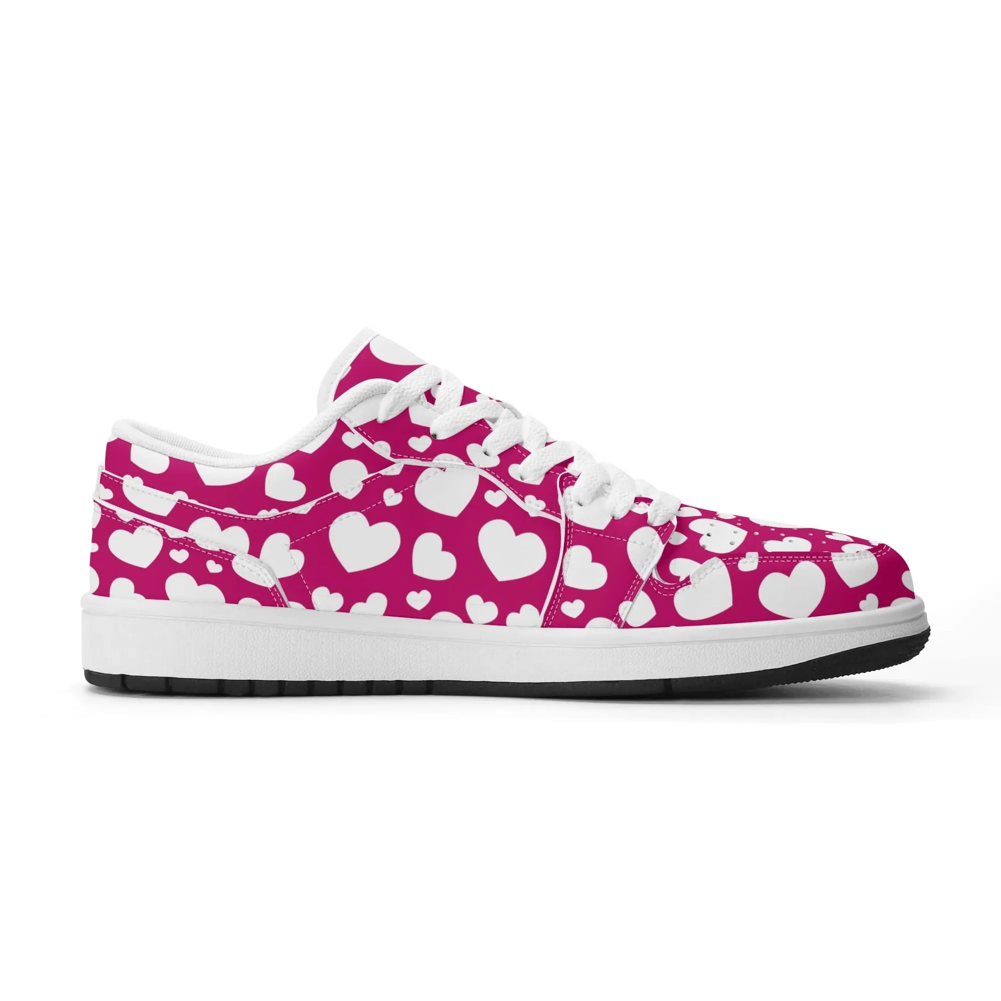 White Hearts Low Top Leder Sneaker für Herren
