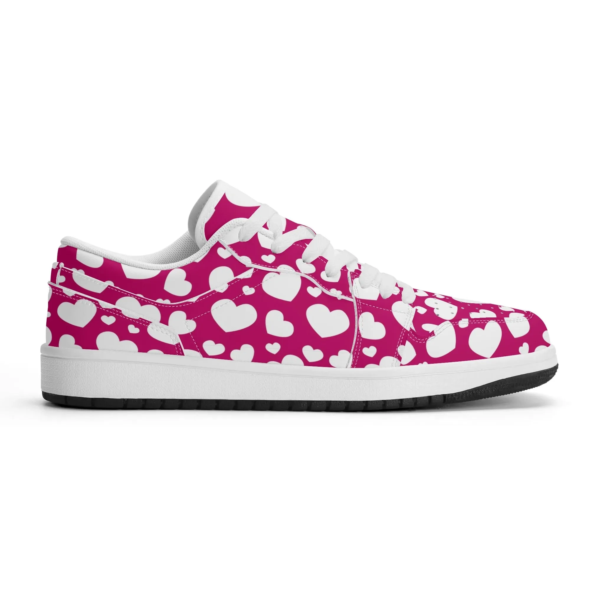 White Hearts Low Top Leder Sneaker für Herren
