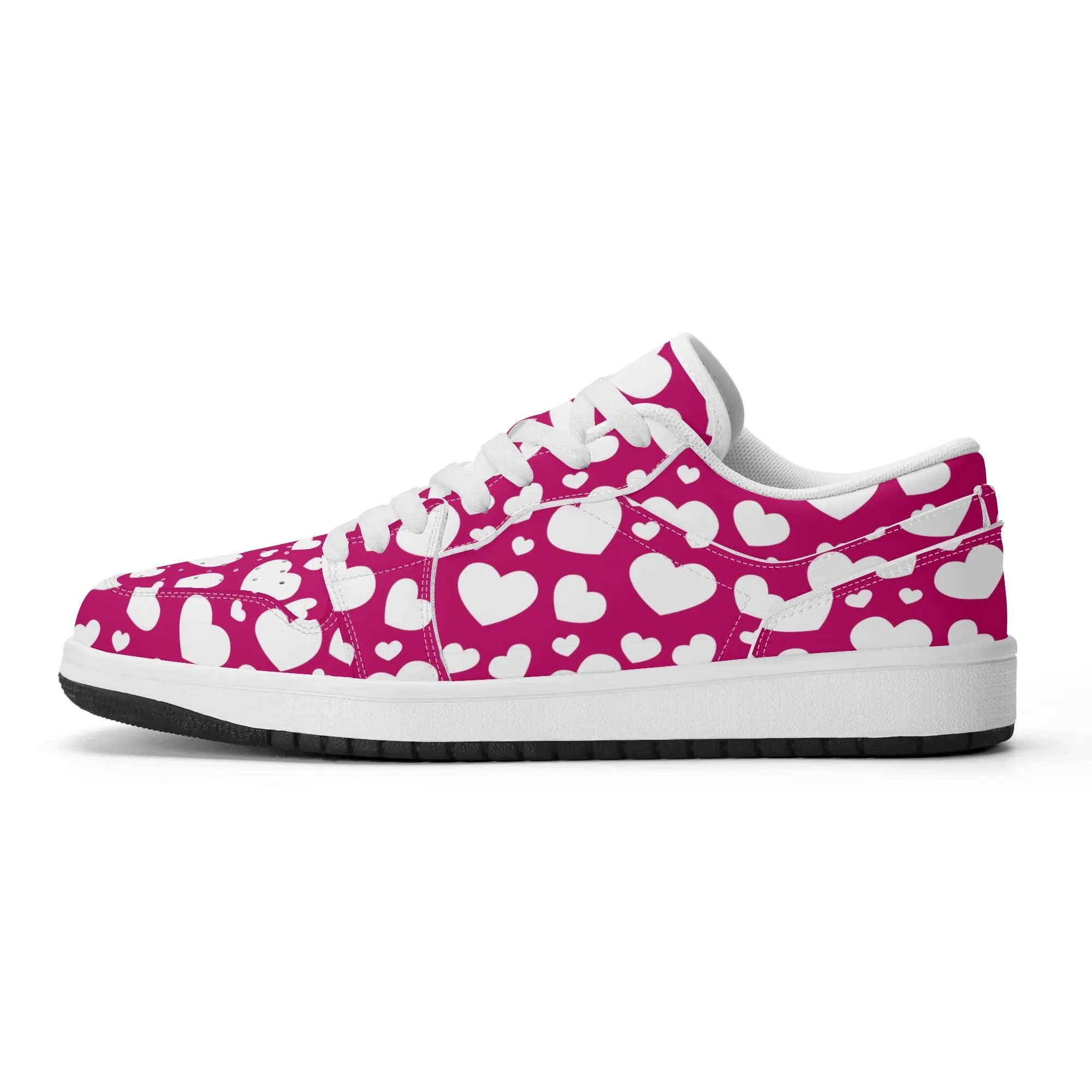 White Hearts Low Top Leder Sneaker für Herren