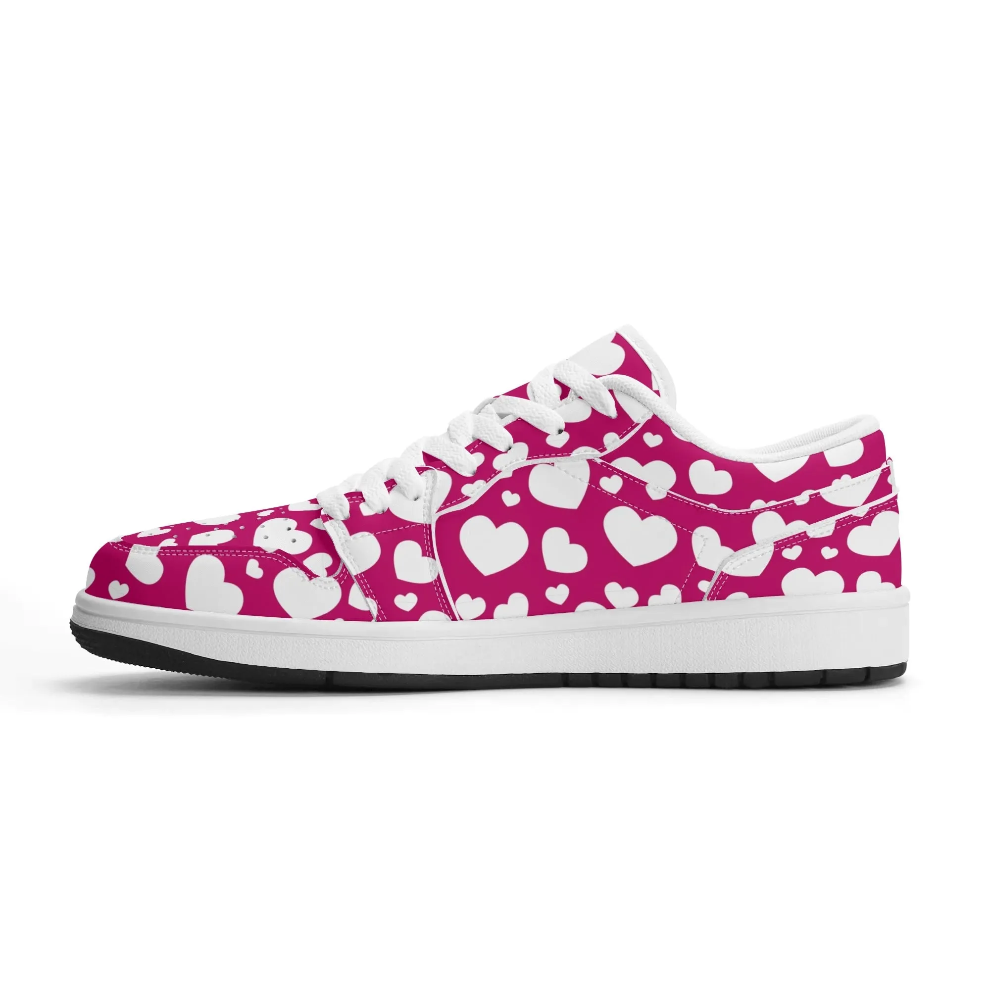 White Hearts Low Top Leder Sneaker für Herren