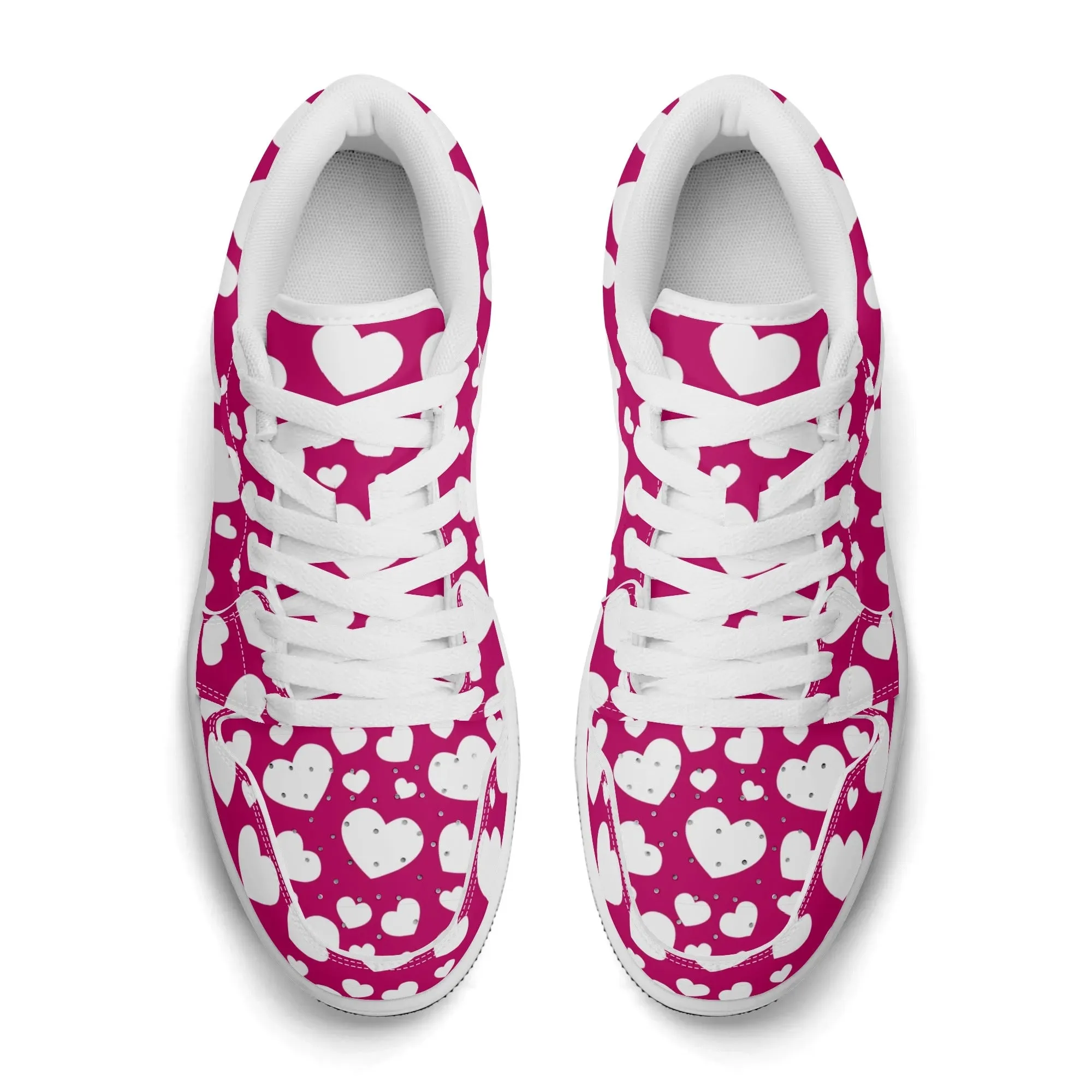 White Hearts Low Top Leder Sneaker für Herren