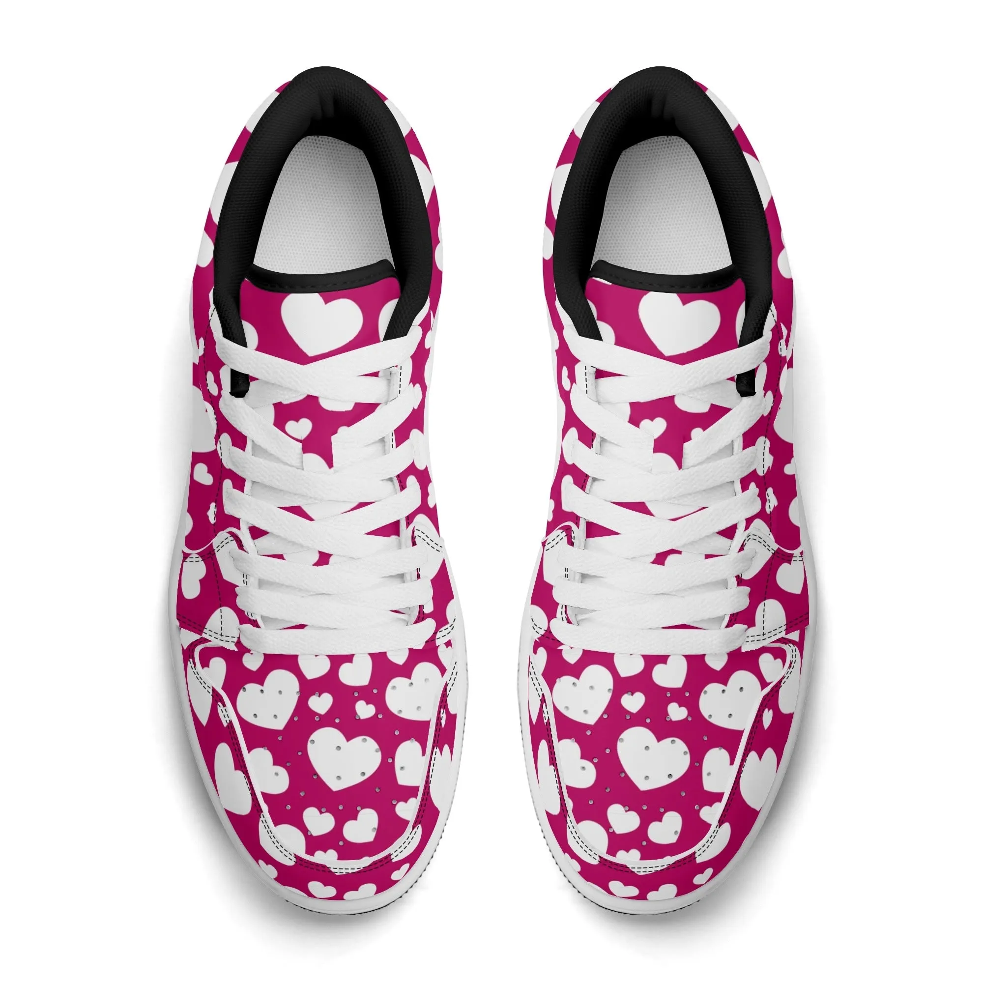 White Hearts Low Top Leder Sneaker für Herren