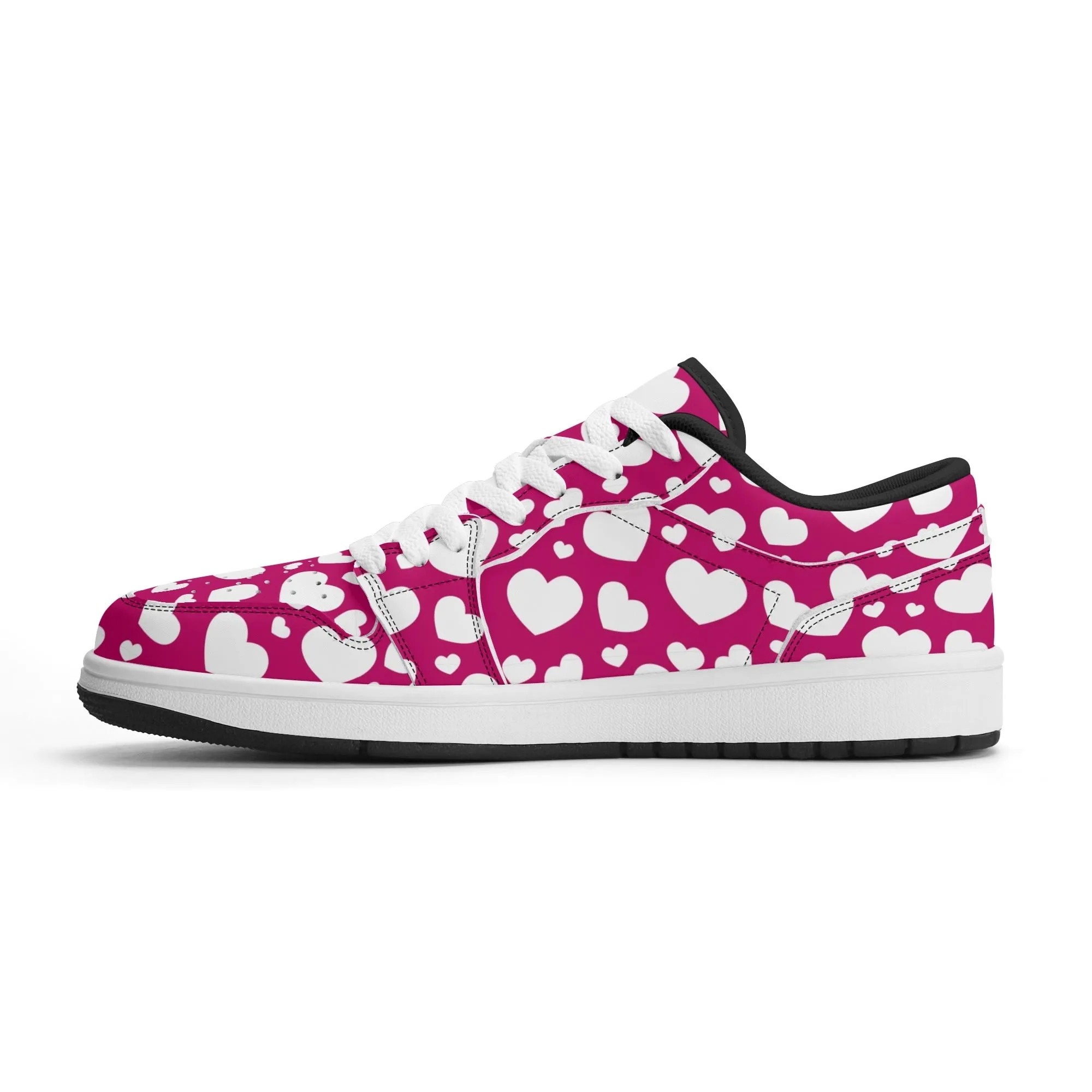 White Hearts Low Top Leder Sneaker für Herren