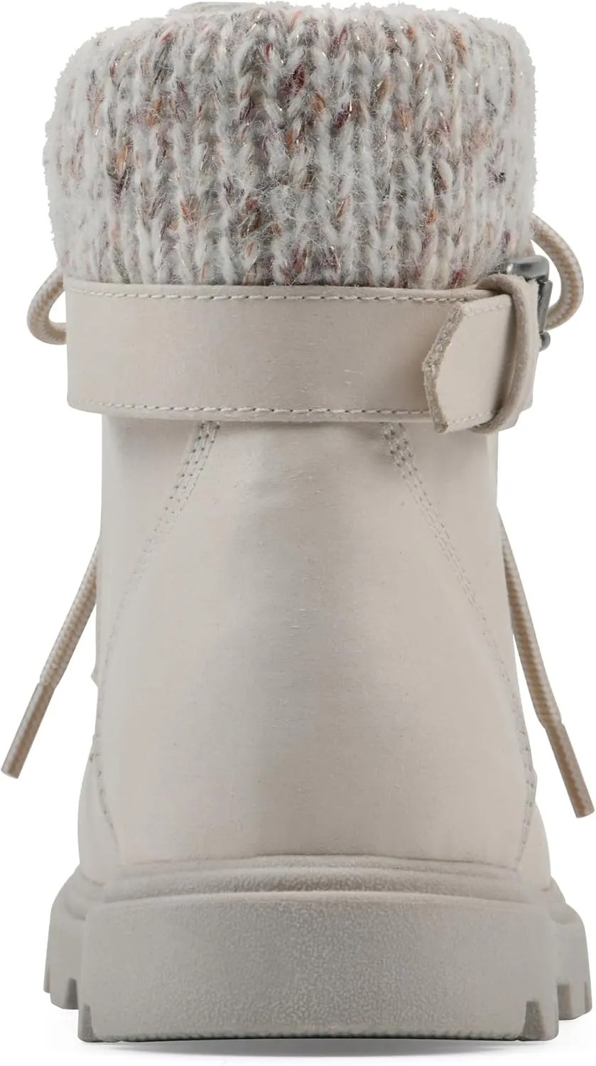 WHITE MOUNTAIN KIDS Girls' Gallia Lace-Up City Hiker Ankle Bootie