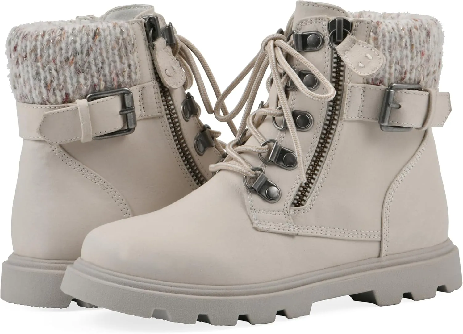 WHITE MOUNTAIN KIDS Girls' Gallia Lace-Up City Hiker Ankle Bootie