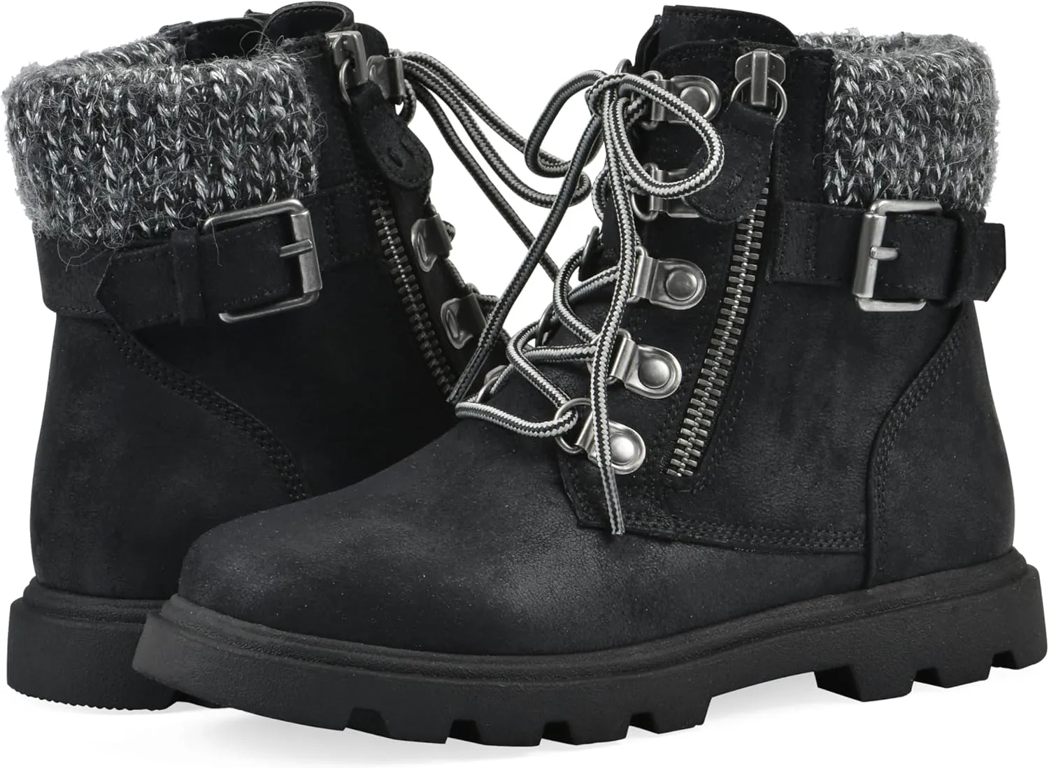 WHITE MOUNTAIN KIDS Girls' Gallia Lace-Up City Hiker Ankle Bootie