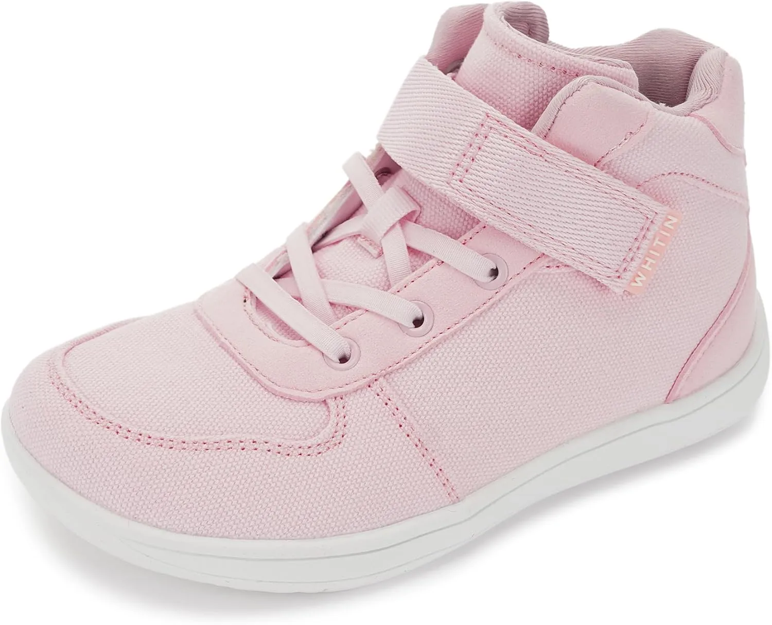 WHITIN High Top Boys/Girls Wide Barefoot Shoes   Zero Drop   Minimalist Sneaker for Little/Big Kids