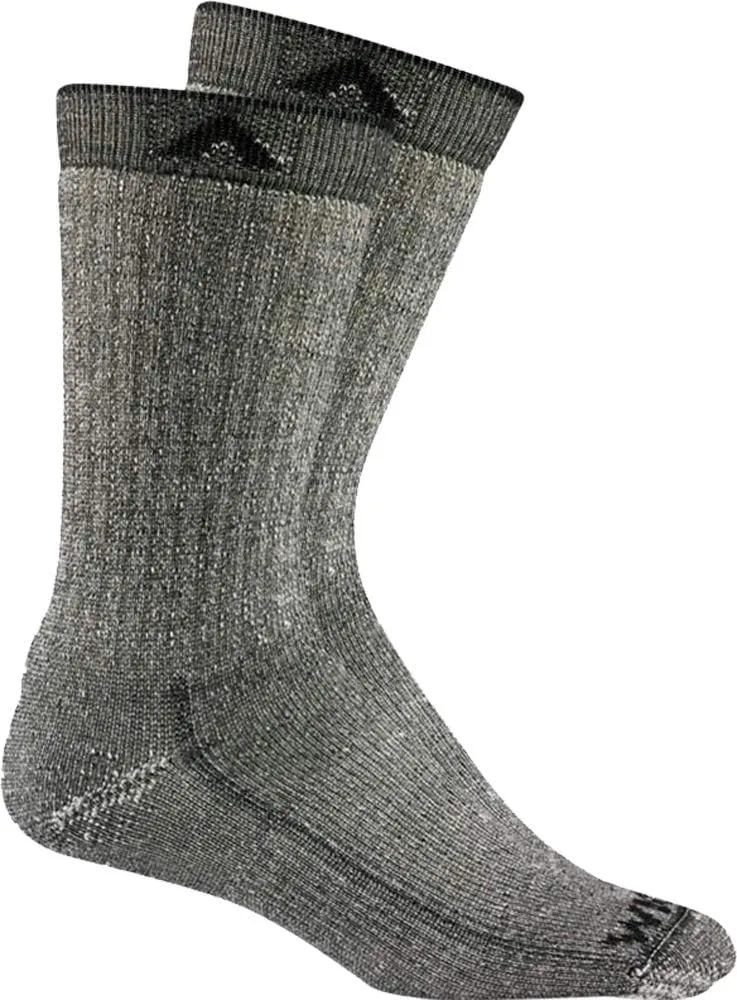 Wigwam Merino Comfort Hiker 2-Pack Black Ii LG (US Men's Shoe 9-12, Women's Shoe 10-13)