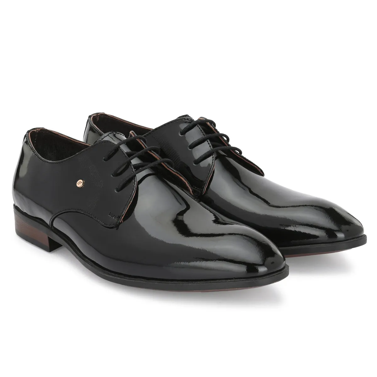 William Black Patent Laceups