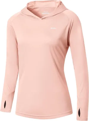 Willit Women's UPF 50  Sun Protection Hoodie SPF Shirt long sleeve Hiking Fishing Outdoor Shirt Lightweight Hoodie