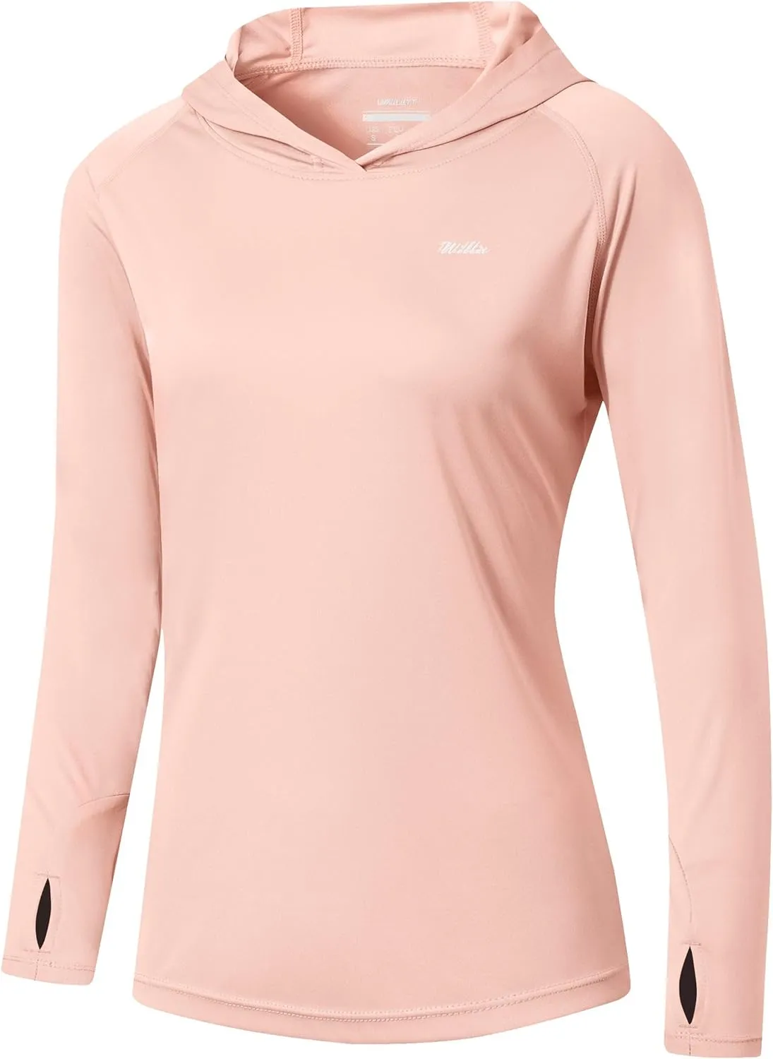 Willit Women's UPF 50  Sun Protection Hoodie SPF Shirt long sleeve Hiking Fishing Outdoor Shirt Lightweight Hoodie