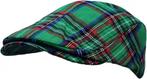 WITHMOONS Newsboy Flat Cap Tartan Check Plaid Outdoors Beret Hat YZ30078