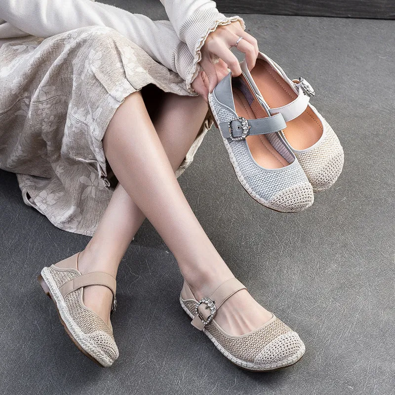 Women Minimalism Breathable Mesh Flat Casual Shoes