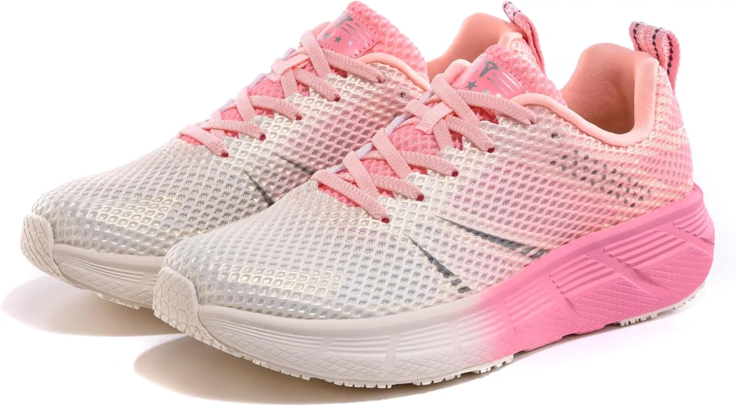 Women's Road Running Shoes Athletic Non-Slip Sole Walking Sneaker Lightweight Supportive Mesh Colorful Trail Tennis Shoes